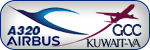 Kuwait Airways Airbus A320 Tour badge